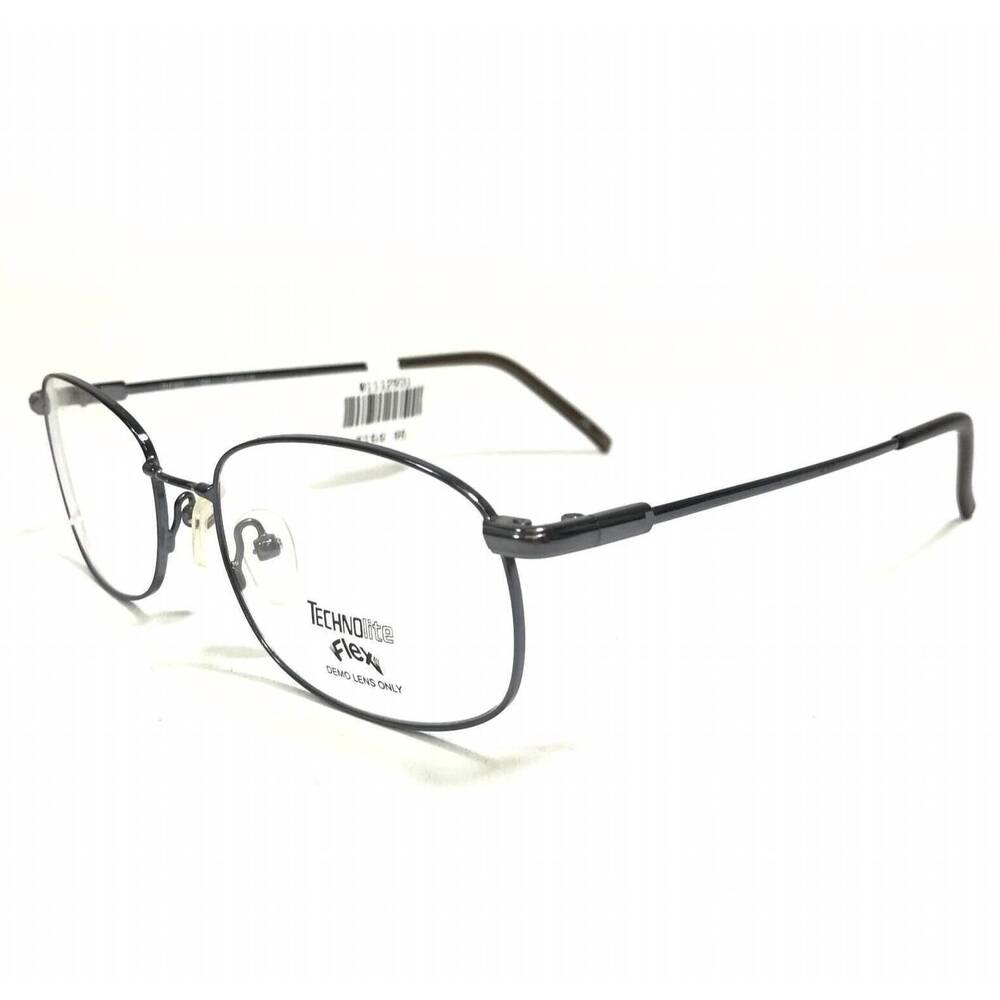 NEW TECHNOLITE unisex tlf522 round eyeglasses in gunmetal